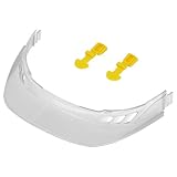 TOYO 送風機内蔵ヘルメット No.394用 取替え用ひさし ひさし/クリア NO.SPH394-C