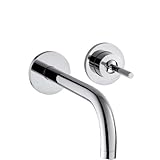 Hansgrohe Waschbeckenarmatur Unterputz Axor Uno Chrom mit Auslauf 22 cm 38116000