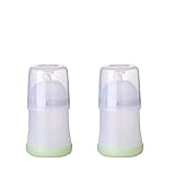 Adiri NxGen Newborn Nurser Baby Bottle 2 Pack, White, 5.5 Ounce by Adiri [並行輸入品]