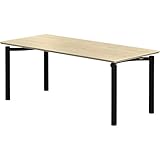 Garage パソコンデスク テーブル fantoni ME 53-1K18 幅180cm 奥行き80cm [デザインデスク PCテーブル PCデスク デスク 机 テーブル 事務デスク オフィスデスク ワークデスク パソコン用デスク オフィ