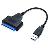 SSD 2.5インチ SSD HDD 外付け 変換 ケーブル USB3.0 SATA 3.0 ハードディスク 5Gbps 高速データ転送 ポータブル Windows Mac 工具不要 WT-USATA3-BK