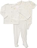 カーターズ carter's トップス(アウター) カーディガン パンツ 半袖ボディースーツ 3点セット 並行輸入 綿 マルチカラー 9ヶ月 121B7159