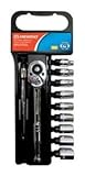 Crescent Sae Socket 11 Pc 3/8 " Drive 1/4 " Chrome Vandm [並行輸入品]