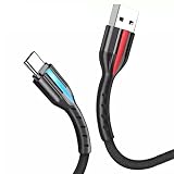 【QC3.0対応】満充電で電源オフ！USB スマートケーブル（過充電防止/オートパワーオフ）USB Type-C (1m, 2個セット)