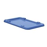 Akro-Mils 34005 Lid for 34305 Cross Stack Tote - 25" x 16" x 2" - Case of 6 - Blue [並行輸入品]
