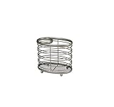 Spectrum Diversified 20777 Ashley Countertop Styling Caddy, Satin Nickel [並行輸入品]