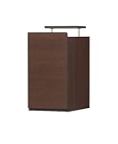 リビング 台 収納キャビネット サイドボード 静か な 開閉 壁 に ピッタリ 収まる PORTALE キャビネット(上置き) 幅300mm ダーク