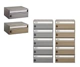 DaikenPlastics 大建プラスチックス DK MB150LGY-1 メールボックス 1戸用 (ラッチロック錠) グレーメタリック GY