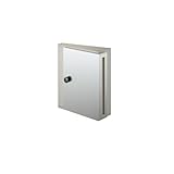 ナスタ DESIGN POST 大型ダイヤル 戸建・集合郵便受箱 防滴型　前入前出 ブライトシルバー KS-MB31S-L-BS