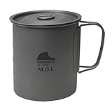 M.O.L チタンマグカップ 750ml MOL-G008 (直火可/シングルウォール構造)