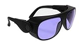 Ace Didymium Glass Working Spectacles in Large Plastic Safety Frame with Adjustable Side Arms [並行輸入品