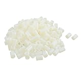 uxcell　スペーサー　ナイロン　シリンダー　ワッシャー　アイボリー　7mmx10mm　135個入り