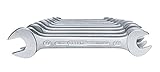 GEDORE 6077540 Double Open-Ended Wrench Set, 6-27mm Width (10 Pieces) [並行輸入品]