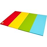 在庫処分 25,800→16,800 Caraz(カラズ) プレイマット ４段 160×200×4cm レインボー