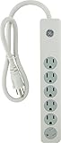 GE 14089 General Purpose Surge Protector 6 Outlets with 3' Cord [並行輸入品]