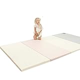 アルジップマット ALZIP matエコカラー 【子供用プレイマット】 デュオグレーピンクXG(280x140x4cm) 国際検査済みPU素材使用