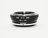 K&F キャノン対応 FDマウント-フジX FX マウントアダプター レンズクロス付 fd-fx (KFFX)