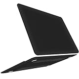 【M2チップモデル】TOWOOZ MacBook Pro ケース 13インチ 薄型 排熱口設計 耐衝撃性 全面保護 2018-2022 MacBook Pro 13 ケース A2338/A2289/A2251/A1706/A1708/A1989/A2151/M1/M2モデル対応 (マットブラック)