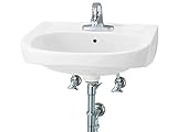 LIXIL(リクシル) INAX 洗面器 オーバーカウンター式・カウンター一体形・壁付式 ピュアホワイト L-176UEC/BW1