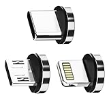 Gourde マグネット 充電コネクタ PNM-MG60WBK専用マグネットコネクタ (Lightningコネクタ*1、type-c端子*1、Micro端子*1)