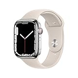 Apple Watch Series 7（GPS + Cellularモデル）- 45mmシルバーステンレススチールケース
