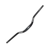 UPANBIKE サイクリング マウンテンバイク 自転車 ハンドルバー 31.8mm 700mm ライザーバー ハンドル (ブラック)