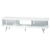 AZUMAYA TVボード ホワイト色 SO-66WH