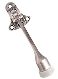 The Hillman Group 851805 4-Inch Kickdown Door Stop, Pewter [並行輸入品]