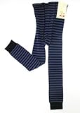 (グレェド) Groedo オーガニックコットン キッズ レギンス 紺 青 ストライプ サイズ 3-4 ( 100 - 110 )