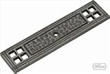 Belwith KeelerキングストンコレクションノブバックプレートTumbled古いシルバー