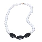 Jelly Stands Madison Baby Teething Necklace White by Jelly Strands