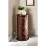 Royal Rajasthan 5 Drawer Round Chest by ChoicefullBargain