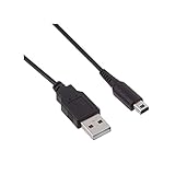 for 3DS 充電器 充電ケーブル 急速充電 安定 USB電源コード 1.2m for New3DS/ New3DSLL /3DS /3DSLL/ i2DS /DSi/DSiLL/2DSなど用 USB充電ケーブル ブラック (1本)