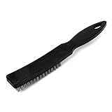 uxcell スチールワイヤーブラシ 便利な道具 ハンドル スクラッチブラシ 歯ブラシスタイル