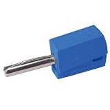 ワゴジャパン:ワゴ バナナプラグ ブルー 4個入 215-711-PK 型式:215-711-PK（1セット:4個入）