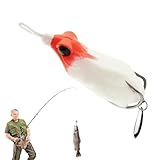 6.5cm フロッグルア マウスルア トラウト釣りルアーキット 水面用淡水・海水 リアルなカエル バス用ソフトベイト 釣り フック餌 偽物餌