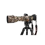 Rolanpro レンズカバー, SIGMA 150-600mm F5-6.3 DG OS HSM Sports（M/AF Version）に適合する望遠レンズ用カモフラージュコート, 三層構造保護 [色番号：ジャングル迷彩]