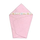 ［フェイラー］ FEILER おくるみ フード付バスタオル TARA BORDER ROSE [並行輸入品]