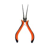 Ploarnovo ミニ 電子ペンチ 先細ラジオペンチ フィッシング プライヤー　(オレンジ)