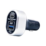idegia 車載用 3ポート スマートファーストチャージャー PD PPS65W Type-C QC3.0 USB-A X-292