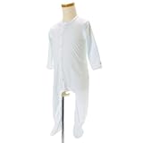 (プチバトー) PETIT BATEAU BEBE ベビー コットンストライプ 長袖ロンパース 35353 82 ECUME/TRANSPARENT 24M [並行輸入品]