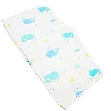 ING STYLE ベビーブランケット 4層ガーゼ 夏は涼しく 冬は暖かい おくるみでも使いやすい