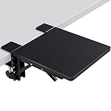 1homefurnit デスクエックステンダー デスク拡張 24x23cm 折りたたみ 机 拡張 後付け アームレスト 肘置き デスク 延長