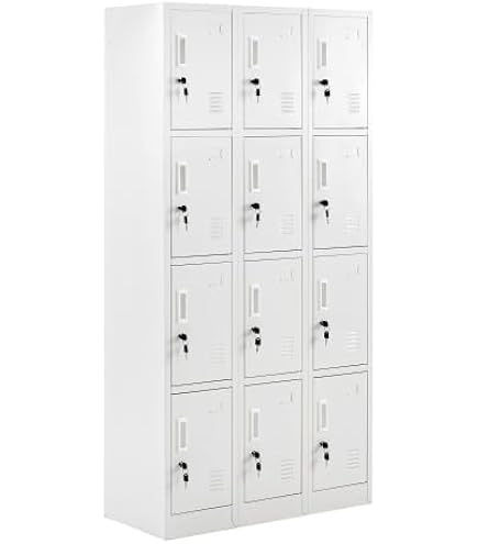 Amazon.co.jp: ロッカー 12人用 オフィスロッカー スチール製 鍵付き Amazon.co.jp: ロッカー 12人用 オフィスロッカー スチール製 鍵付き
