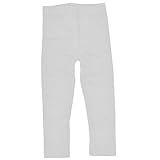 Plus Nao(プラスナオ) 子供用 レギンス レギパン スパッツ シンプル 無地 男の子 女の子用 ボトムス カジュアルスタイル キッズ ジュニア 9 90 ホワイト