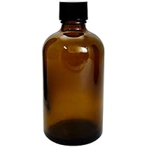 Amazon.co.jp: 遮光瓶 茶 100cc SYA-T100cc (黒CAP ローション中