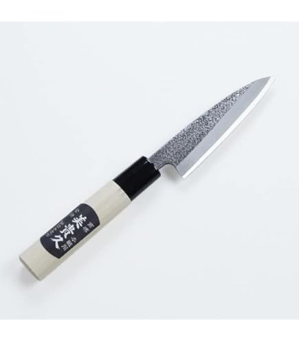 Amazon｜澤数馬 越前打刃物 江戸菊水貝サキ庖丁 鋼付 黒打 135mm