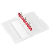 SMO 10個入りPCB超硬マイクロドリルビットツール 0.8mm