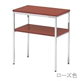 電話台 W600×D600×H700 T-60色メッキ W：アイボリー