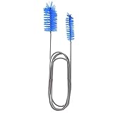 mitas 排水パイプクリーナー ワイヤー式 掃除ブラシ 160cm フレキシブル パイプ用ブラシ つまり解消 ホース 水槽 配管 洗面台 キッチン トイレ 掃除用具